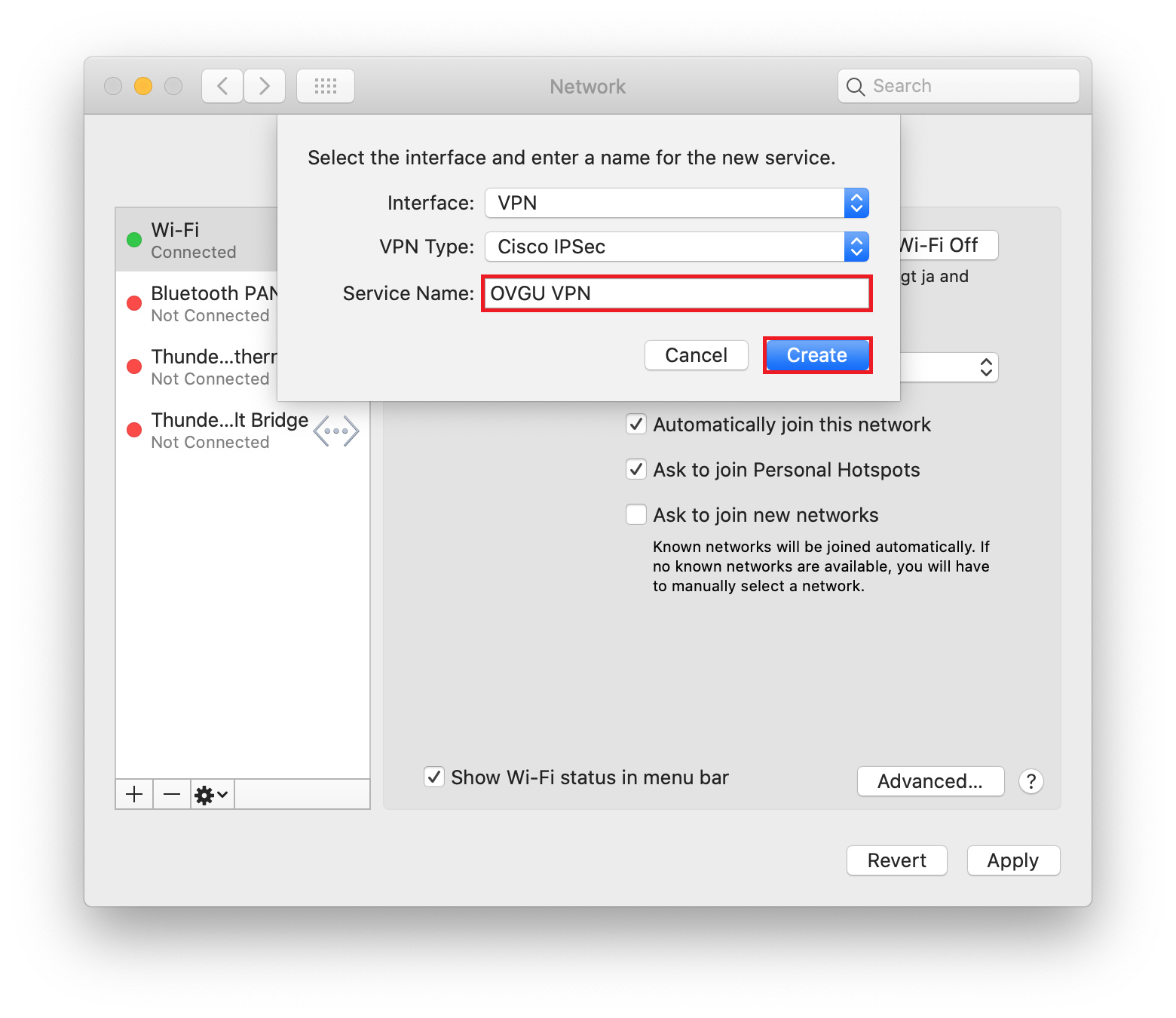 macOS VPN Systemeinstellungen 5
