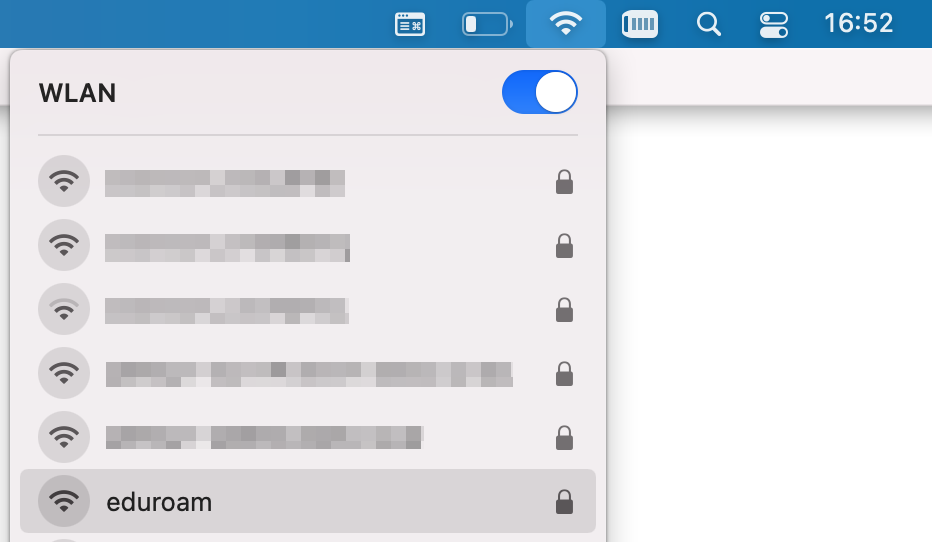 macOS eduroam 1 DE