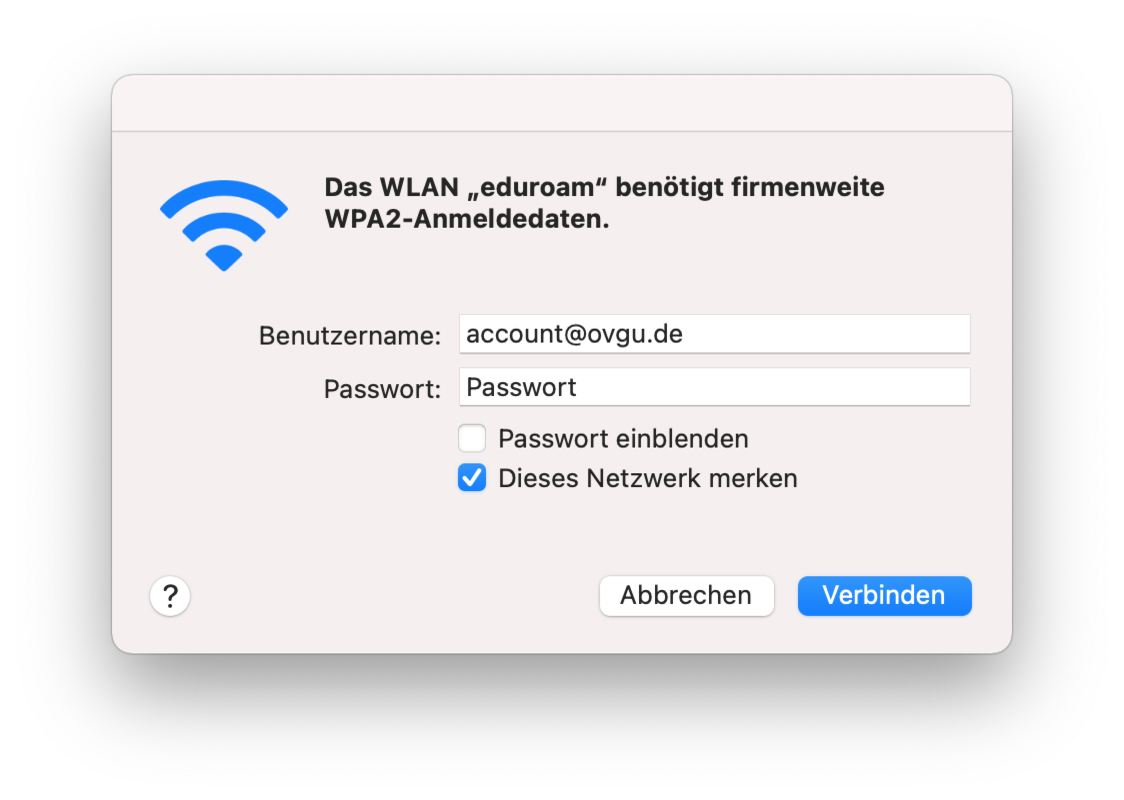 macOS eduroam automatisch 2